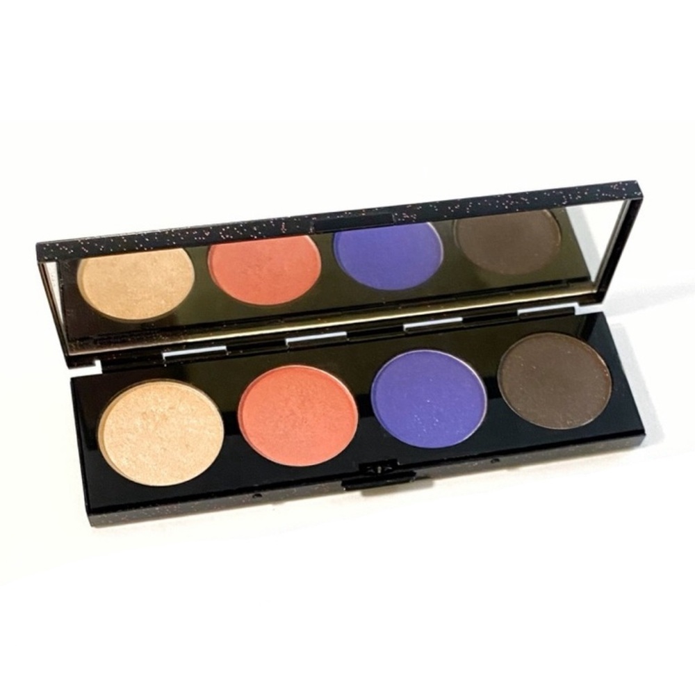 MAC Cosmetics Hello Kitty Lucky Tom cream purple brown eye shadow makeup palette - Picture 4 of 5
